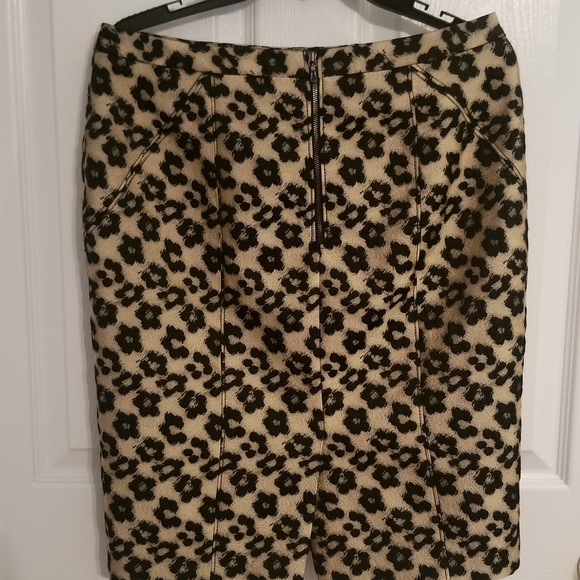 NWOT Ann Taylor Pencil Leopard Maven Jaquard Ski - Picture 4 of 6